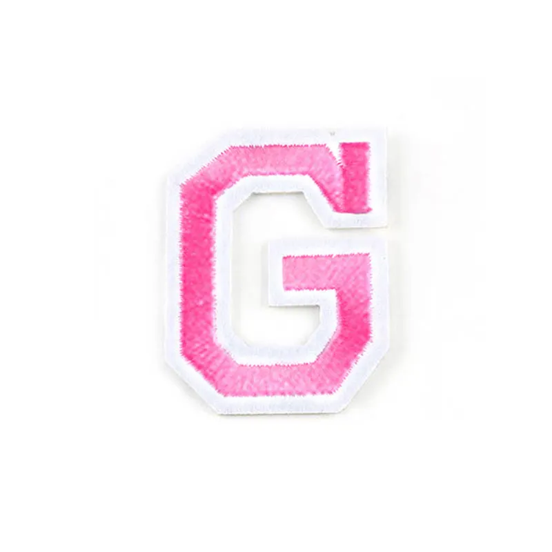 Модная Смешанная вышитая термоклейкая нашивка с 26 буквами английского алфавита