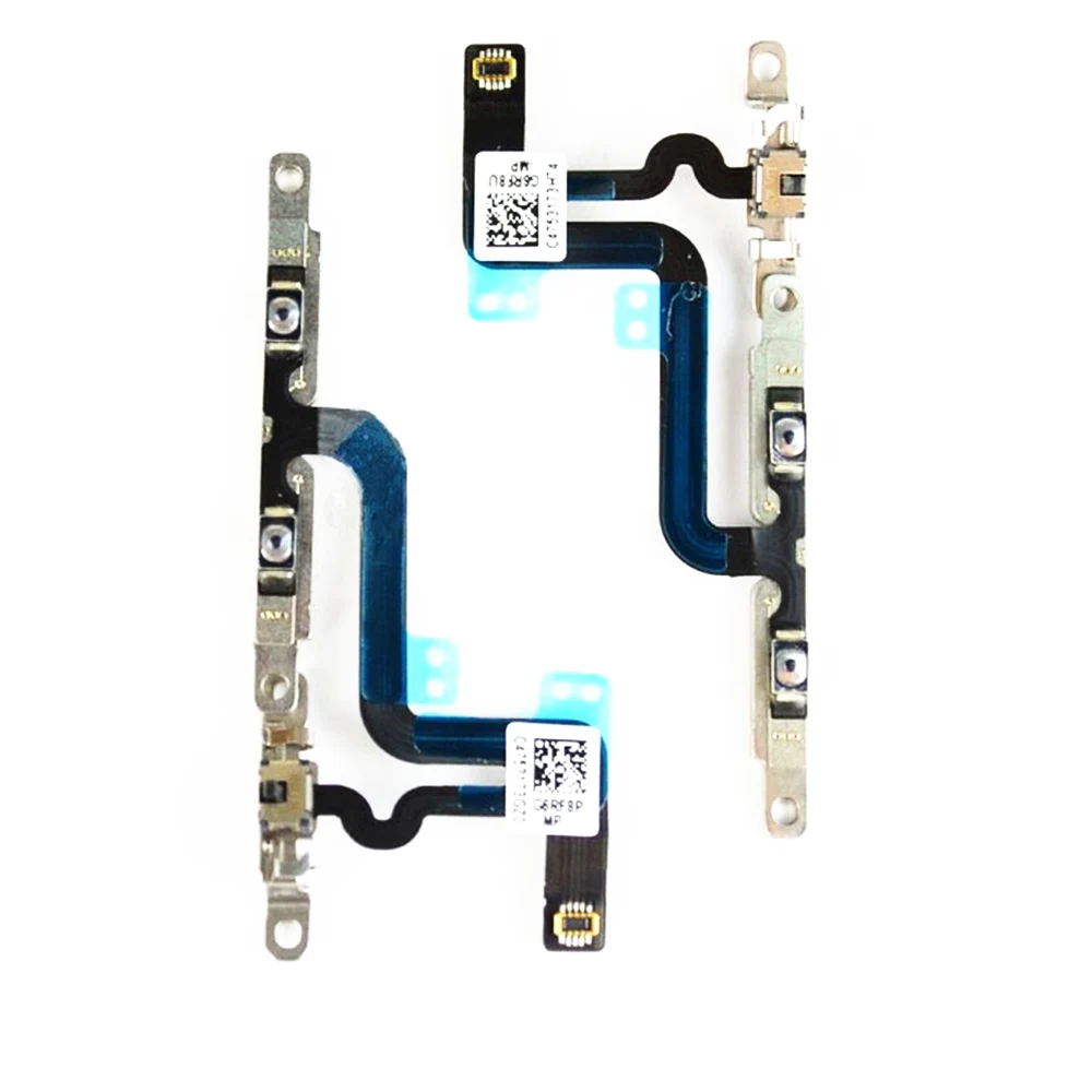 1pcs Volume Button Flex Cable for iPhone 6S Plus 5.5'' Side Mute Silent Switch with Metal Bracket Replacement Parts | Мобильные