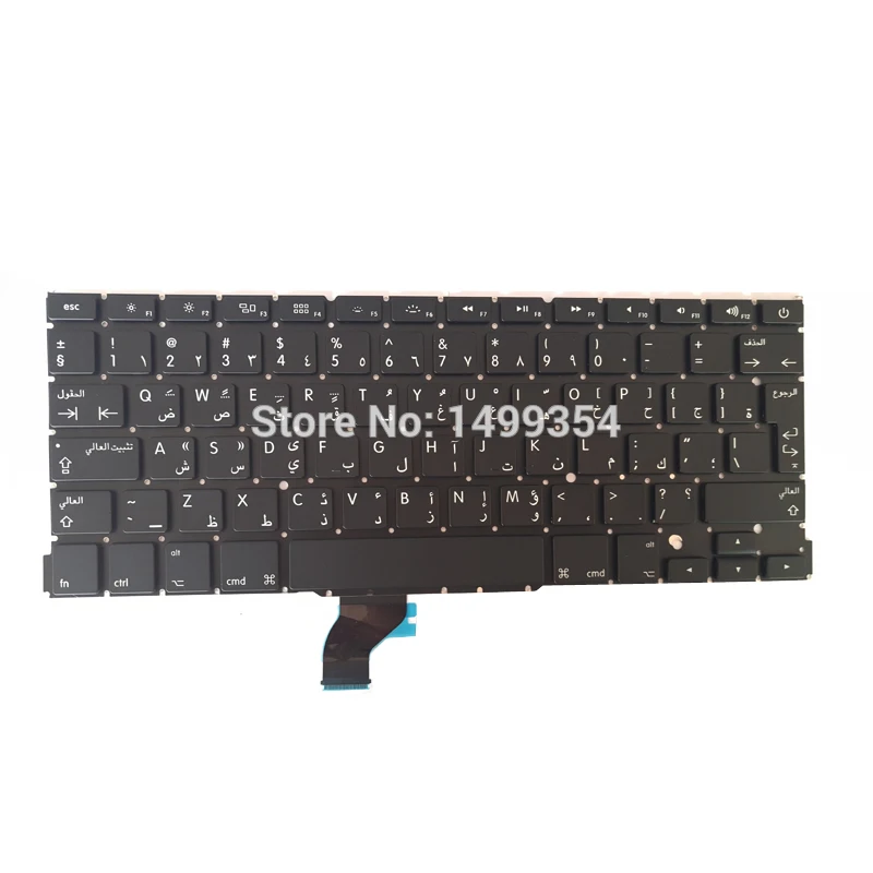 Новая арабская клавиатура для Macbook Pro Retina 13 3 ''A1502 Замена|keyboard for macbook pro|keyboard