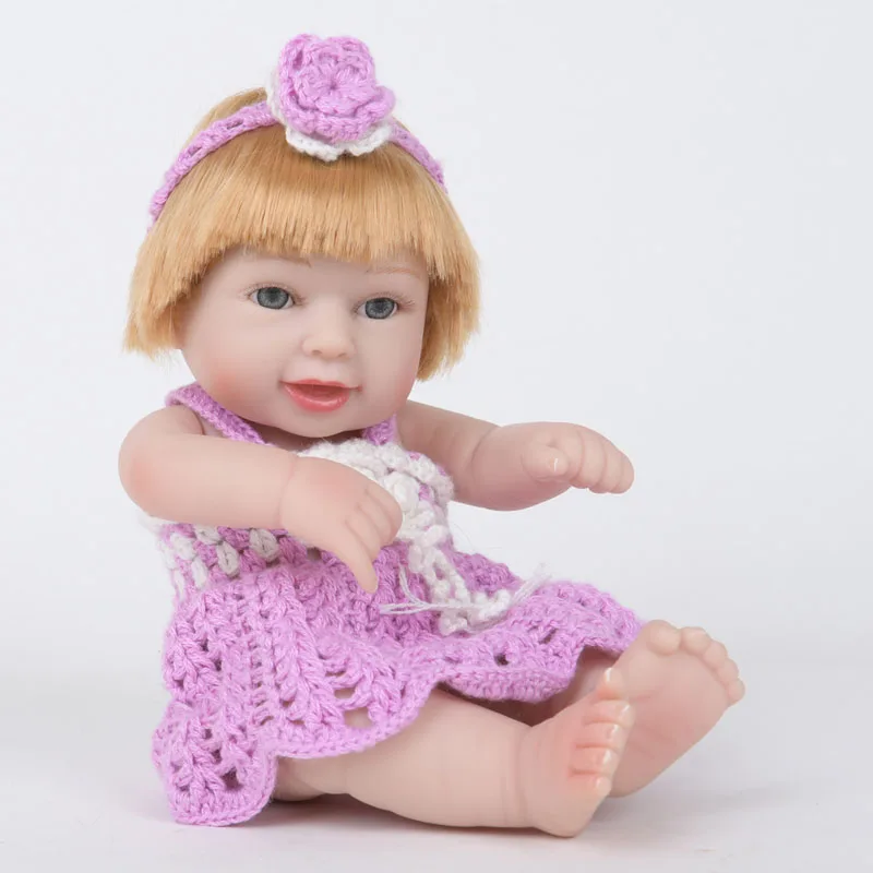 LEOOFU 28 см 11 дюймов reborn baby doll Детские Силиконовые куклы Моделирование Мягкие полный