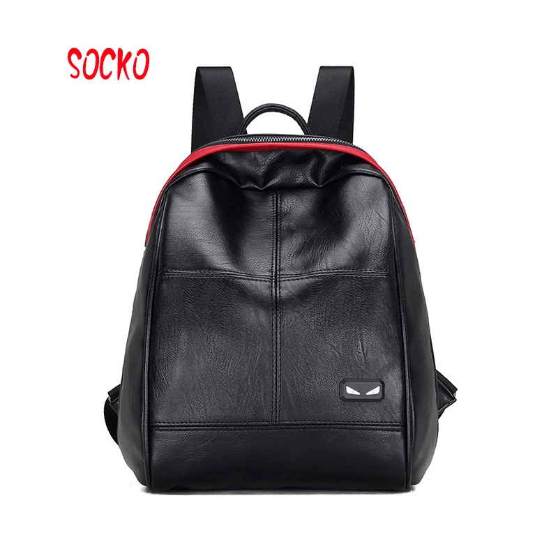 

Новинка лета 2018, Модный женский рюкзак высокого качества из искусственной кожи для девочек, школьные сумки, Черный винтажный рюкзак, дорожн...