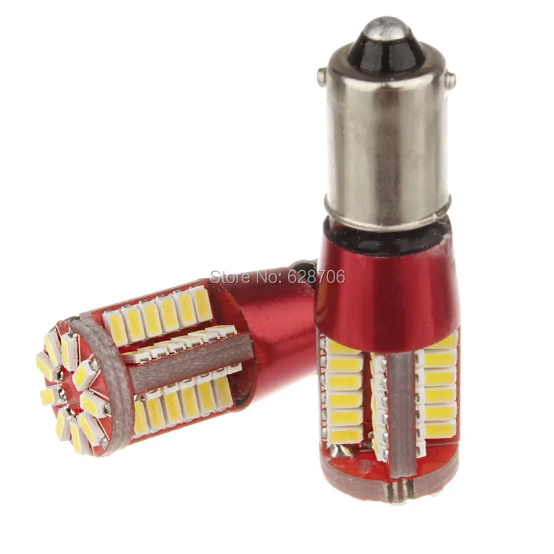 Светодиодный светильник Canbus BA9S T4W 57 2 шт. светодиодный 3014 smd без ошибок для салона