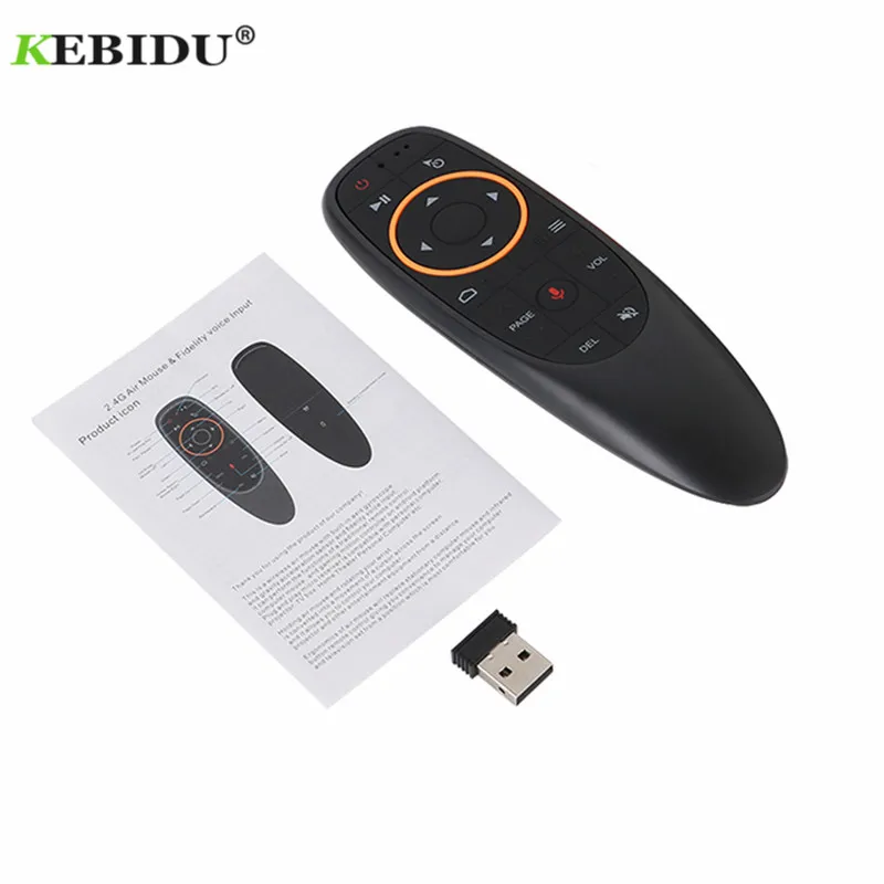 Пульт дистанционного управления KEBIDU G10S Pro с подсветкой воздушная мышь голосовое