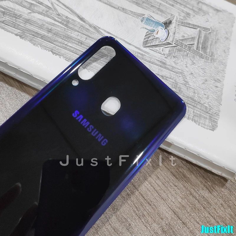 Замените крышку аккумулятора для SAMSUNG Galaxy A60 SM-A605F A605 SM-A605F задняя крышка батарейного отсека дверной чехол для задней части телефона