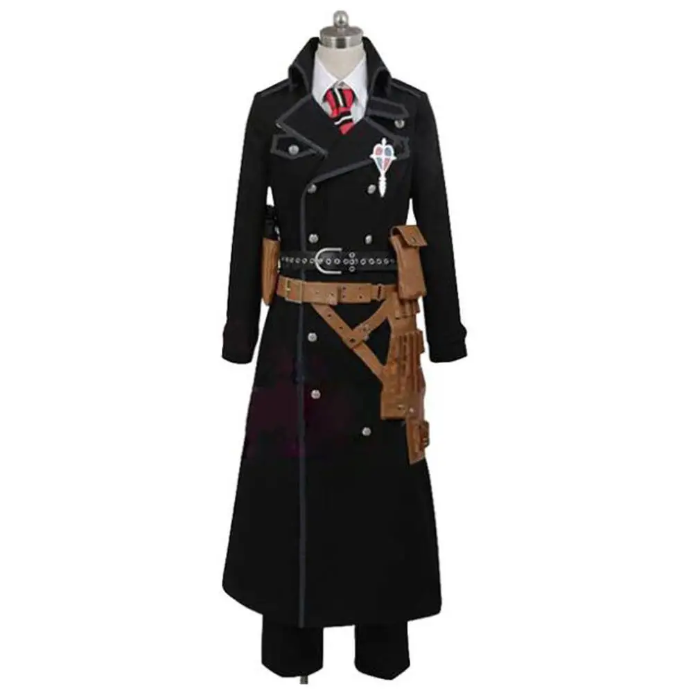 Синий эксорцист Ao no Ekusoshisuto Yukio Okumura костюм для косплея - Color: Black