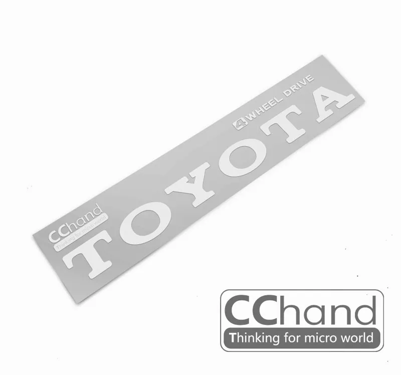 CChand Металлический Логотип Эмблема Для RC4WD TF2 Tamiya по супер скидке hilux - Цвет: B