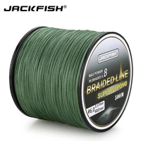 jackfish 500m 8 strand smoother pe braided fishing line 10 80lb multifilament fishing line carp fishing saltwater with gift