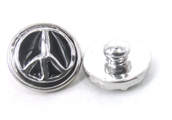 Бесплатная доставка Мини 1 2 см черный эпоксидный Мир Шарм DIY кнопки металлические