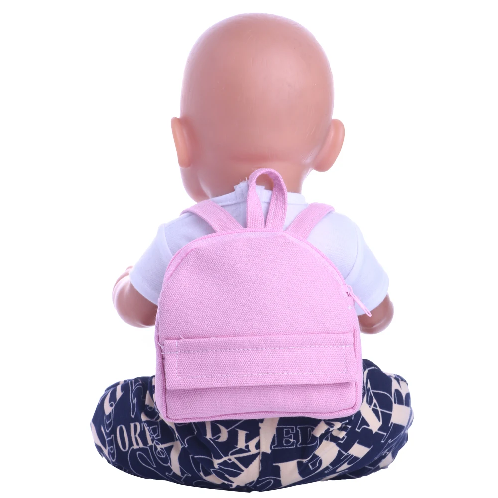 Лидер продаж маленькая школьная сумка LUCKDOLL размер 18 дюймов 43 см аксессуары для