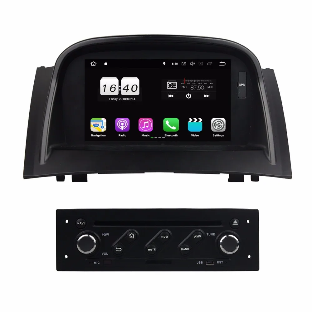 HD ips TDA7851 Android 8 1 2 Гб ram автомобильный dvd плеер gps ГЛОНАСС карта RDS радио wifi 4G Bluetooth для