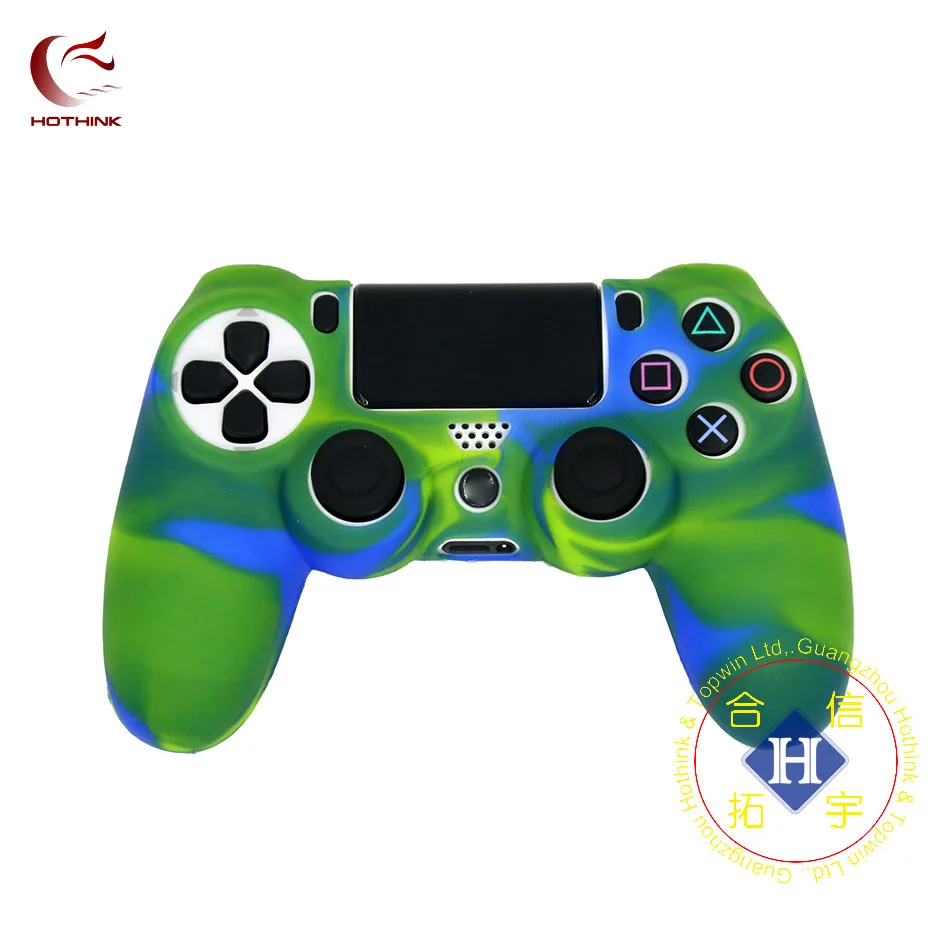 HOTHINK Камуфляжный защитный силиконовый чехол скин обложка для Playstation 4 тонкий