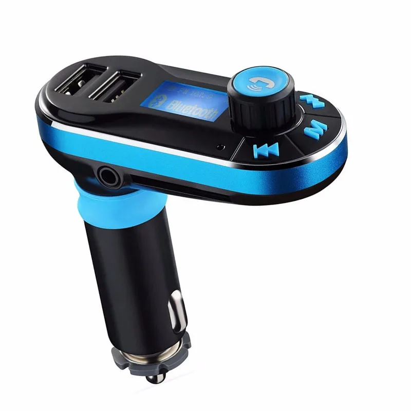Горячие VOITURE fm-передатчик Беспроводной bluetooth музыку громкой связи Беспроводной MP3-плеер Car Kit USB Зарядное устройство SD ЖК-дисплей 3 цвета