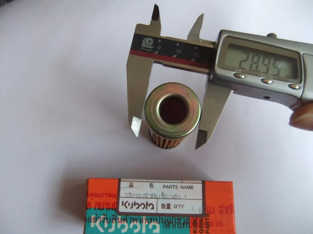 Топливный фильтр, пригодный J106 J108 J310 J112 J315 J116 kubota запчасти для дизель-генератора из натуральной 15231-43560