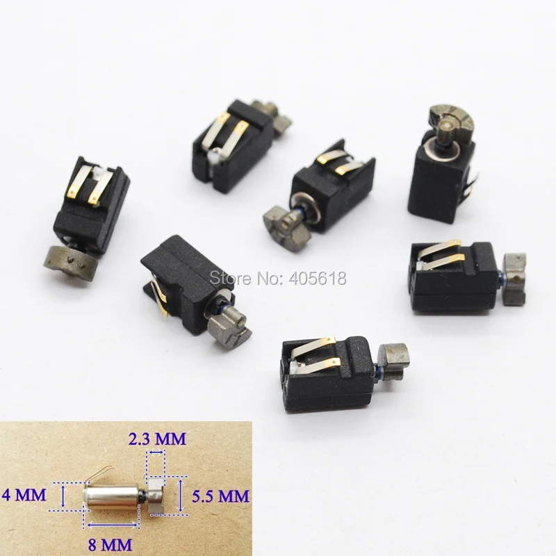 wholesales 40pcs DC coreless vibration motor 1.5V dc Size 4*8MM for toy Massager game handle DIY | Обустройство дома