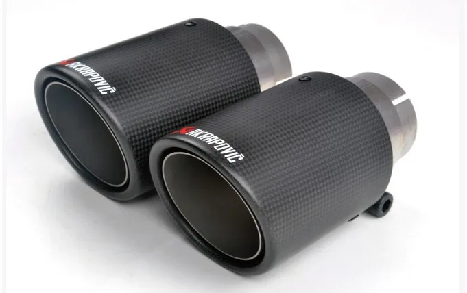 Inlet51/54/57/60/63/80 мм outlet76/89/101/114 для АК AKRAPOVIC углеродного волокна выхлопная труба