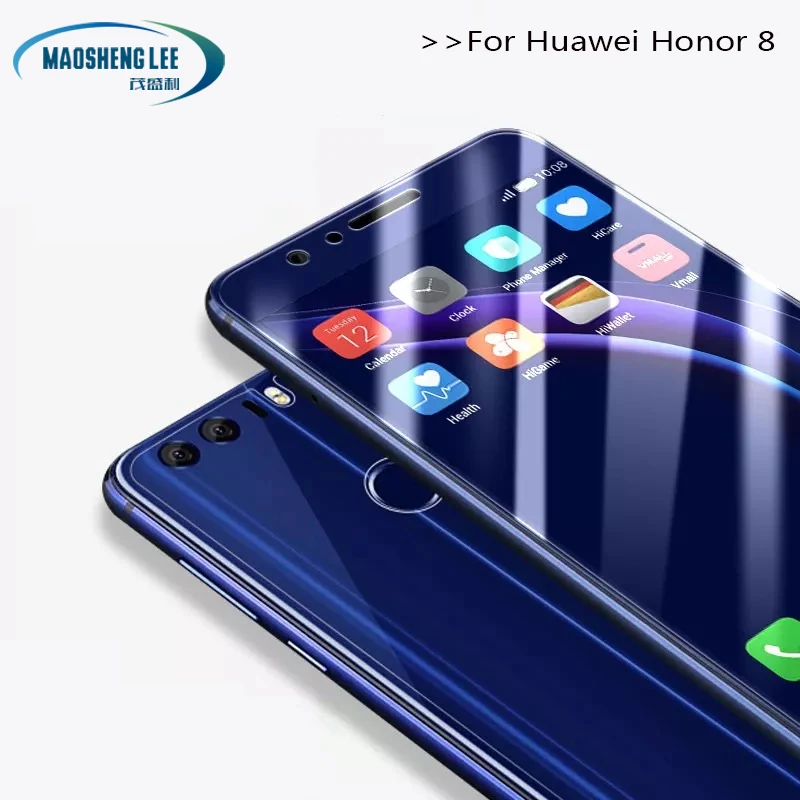 Закаленное стекло для Huawei Honor 8 2 шт./лот защита экрана 9H от синего света Защитная