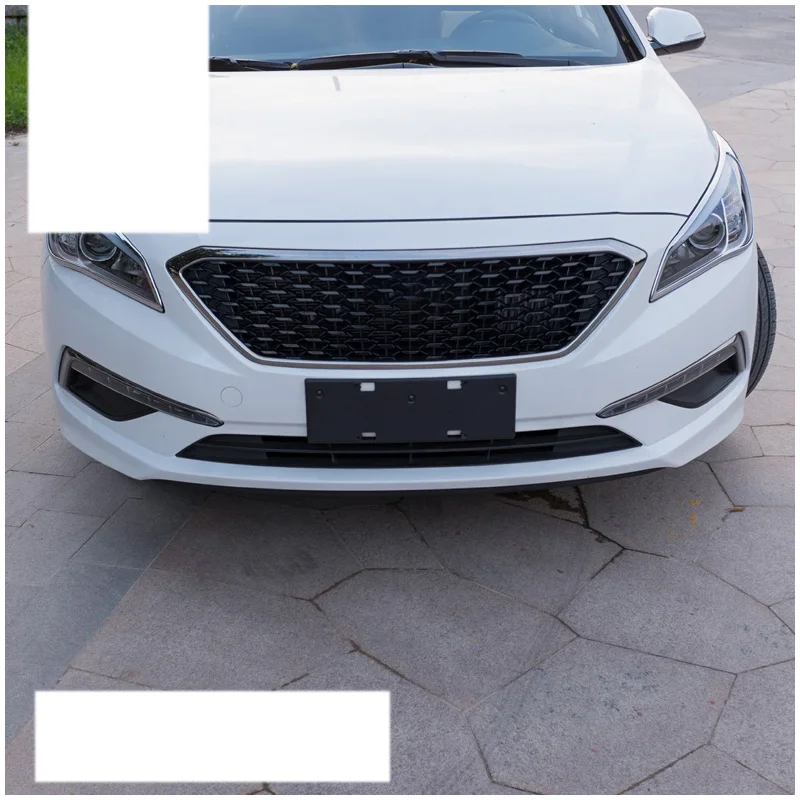 Lsrtw2017 abs фар автомобиля хромированные украшения планки для hyundai sonata подъем