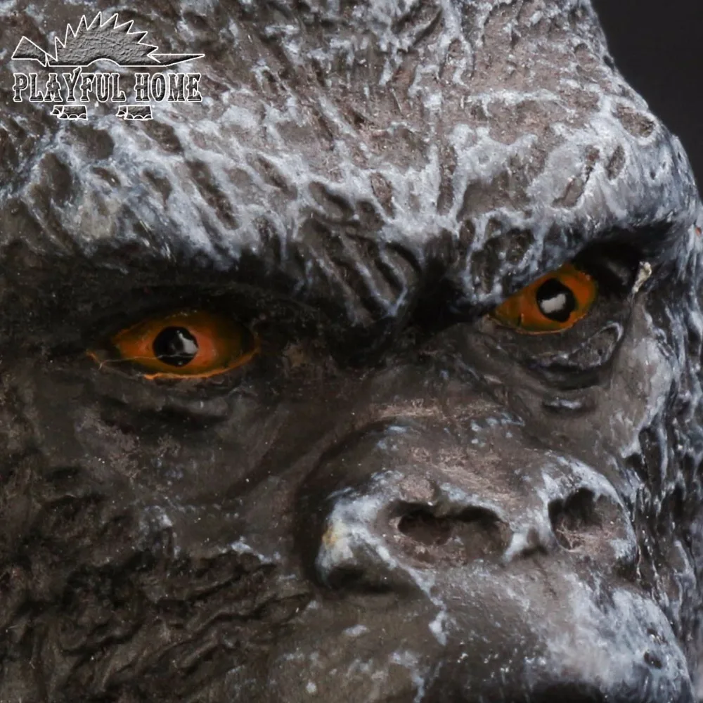 Товары сертифицированные вручную Модель King Kong мягкая ПВХ чучела 3D аниме животные