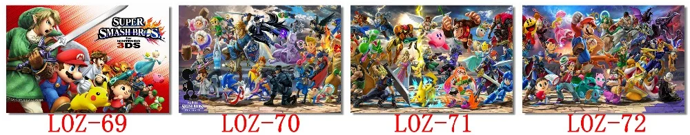 Пользовательские холст настенные украшения Zelda карта Hyrule плакат Легенда о Zelda обои спальня кафе офис настенные стикеры Фреска#0832
