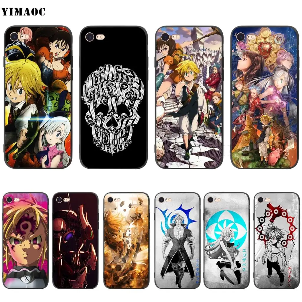 YIMAOC Nanatsu no Taizai Seven мягкий чехол для Apple iPhone SE 2020 5 5s 6 6s 7 8 Plus XR X Xs 11 12 Pro Max mini|Бамперы| |