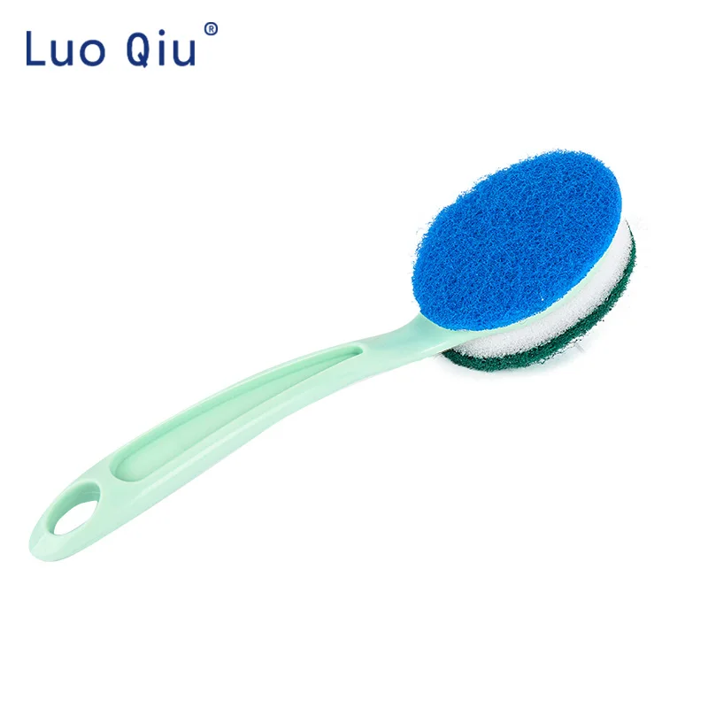 

Kitchen removable multipurpose sponge brush wash dishwashing handle brush decontamination brush