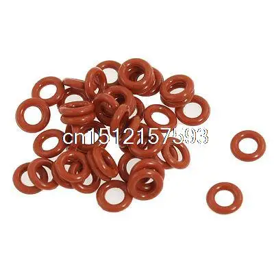 50 шт. силиконовые уплотнительные шайбы 8 мм x 4 2 красные|washers 8mm|washer 4mmwasher seals |