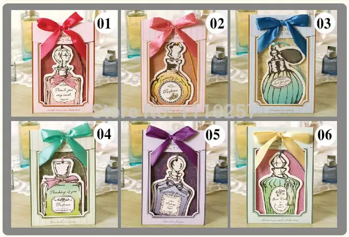 Романтические ярлыки для подарков с лентами свадебных яркий Аромат|gift card|paper cardcard