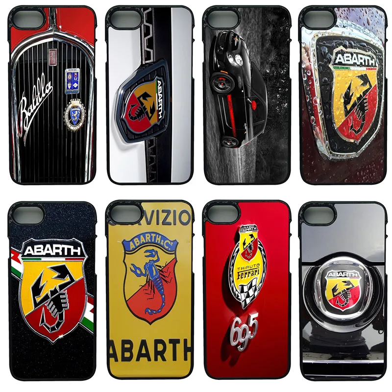 Fiat Abarth сотовый телефон с логотипом Случаях Жесткий Пластик шаблон оболочки