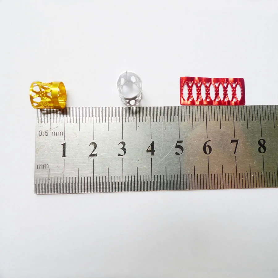 200 шт./лот разноцветные ободки для волос дреды регулируемые манжеты на зажиме