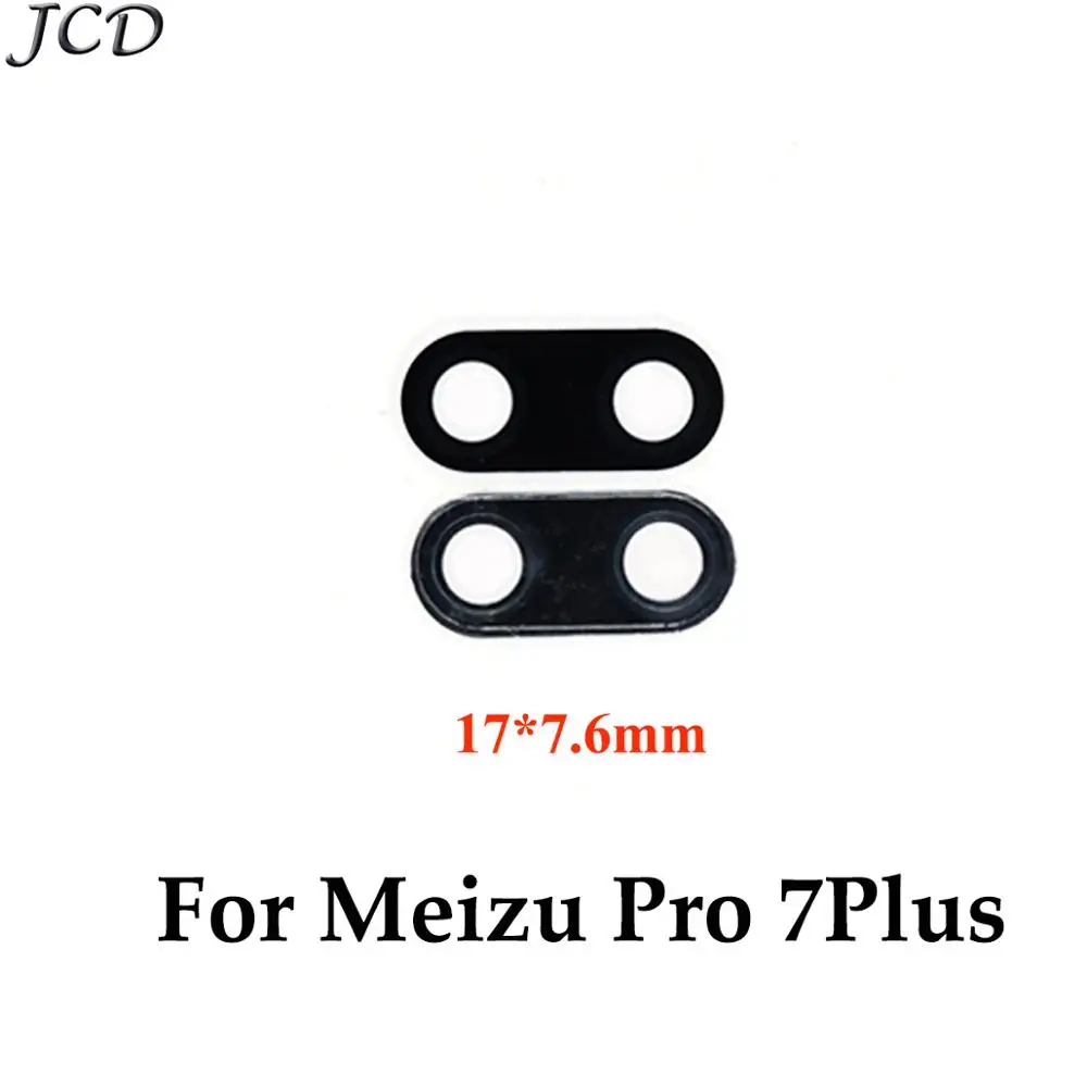 For Meizu Pro 7plus JCD 2 шт. стеклянный объектив для MEIZU MX3 MX4 MX5 MX6 Pro 5 6 7 E2 E3 U10 U20 15 lite 15 Plus задний объектив камеры задняя камера стеклянный объектив - Цвет: For Meizu Pro 7plus