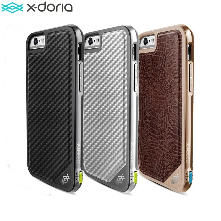 X-Doria Defense Lux чехол для телефона для iPhone 6 6S Plus, военный класс, протестированный на падение, алюминиевый защитный чехол для iPhone 6 Plus