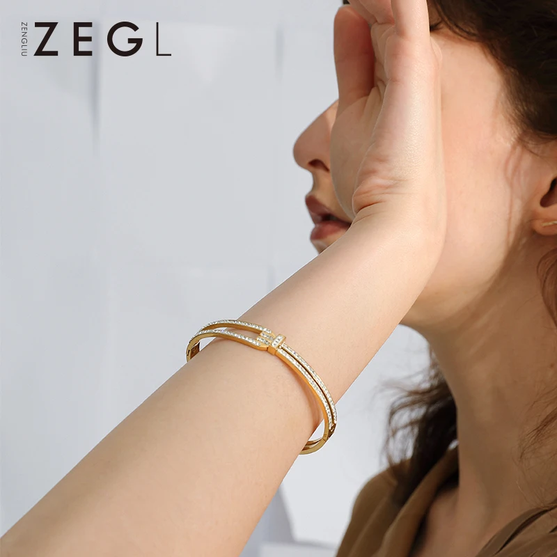 ZEGL простой женский браслет холодный светильник для женщин персонализированные