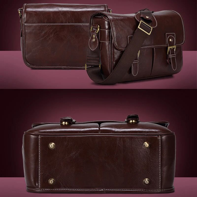 Сумка для камеры из искусственной кожи сумка на плечо фотографии цифровой фото