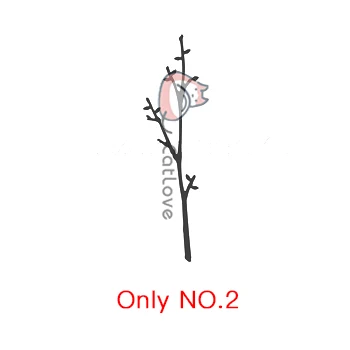 Only Branch-2 Филиал серии растений металлические режущие штампы трафарет для DIY бумажные карточки для скрапбукинга декоративные штампы для рукоделия тиснения штампы новые - Цвет: Only Branch-2
