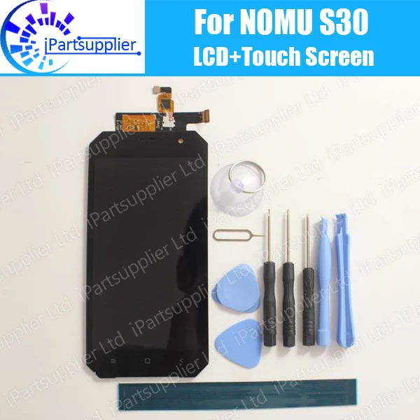Nomu S30 ЖК дисплей + сенсорный экран 100% Оригинальный дигитайзер стеклянная панель