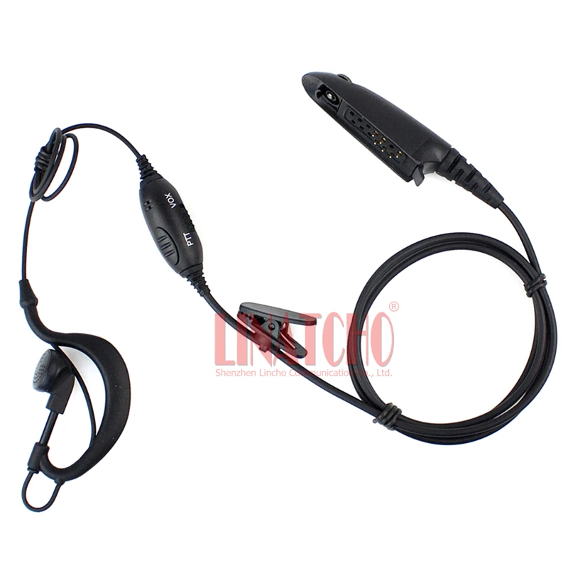 durable PTT VOX mic walkie talkie PRO5350, PRO5450, PRO5550 earphone earhook