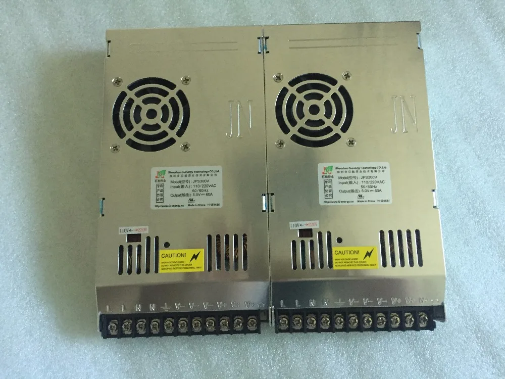 Светодиодный блок питания 5 V 60A 300 W Драйвер адаптер светодиодный дисплей модуль