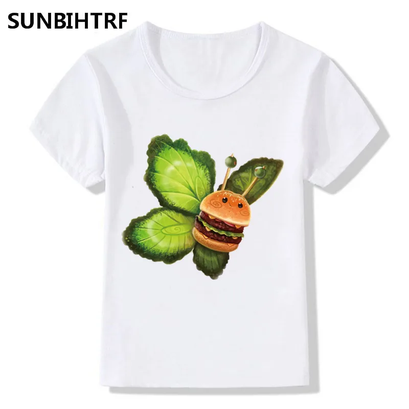 Забавная футболка для мальчиков и девочек с принтом картофеля фри хот дога
