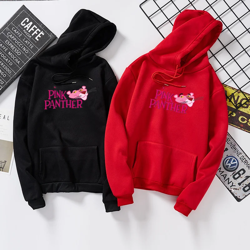 Розовая пантера 2018 модные толстовки с капюшоном странные вещи moletom feminino sudadera mujer