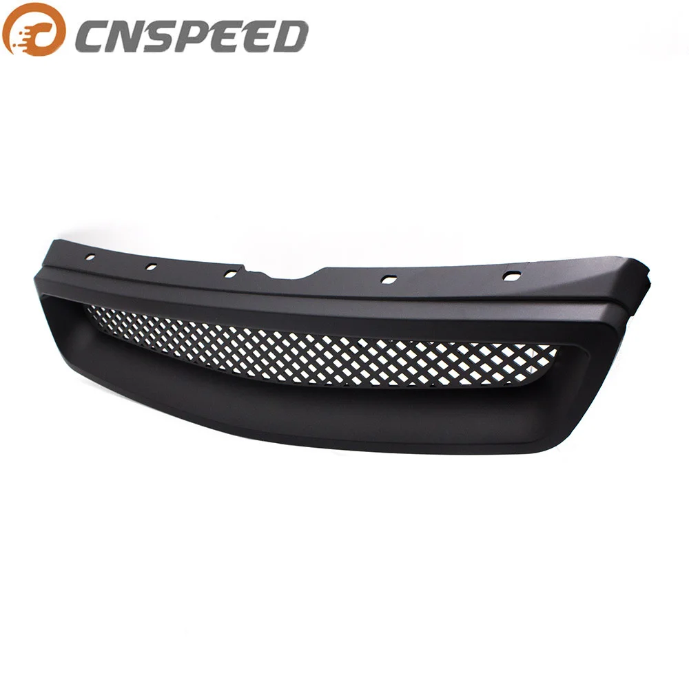 CNSPEED гоночные автомобильные решетки для 1999 2000 Honda Civic Тип R ABS черные Передние