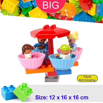 Большой конструктор детали Duplo карусель Классическая деталь большая точка