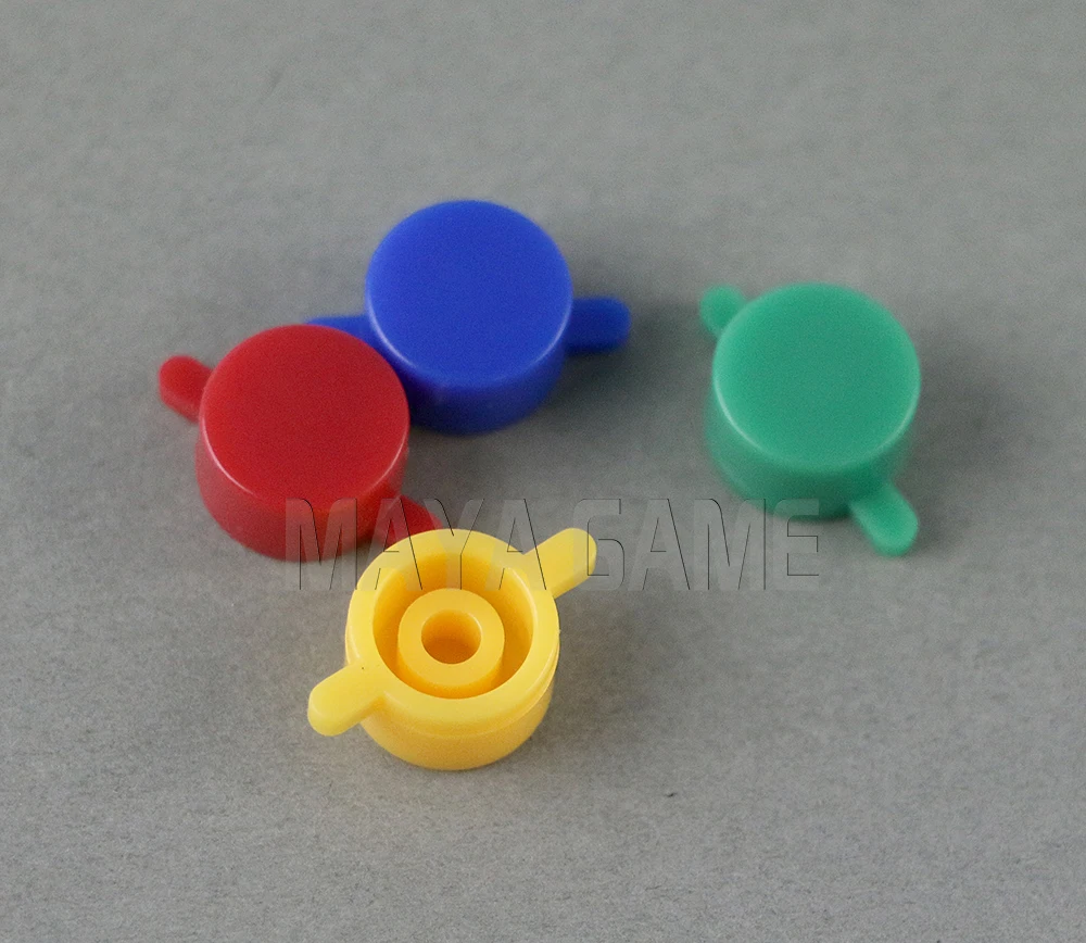 OCGAME 120sets/lot High Quality 4 in 1 set Buttons For SNES Super NES Plastic ABXY Nintendo FC Controller | Электроника