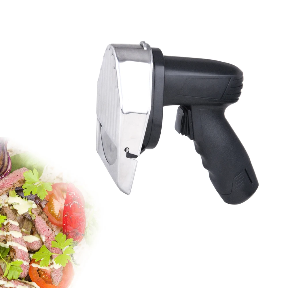 Быстрая! Профессиональный беспроводной электрический для шаурмы Doner нож для кебаба, слайсер для кебаба, гироскутер/гироскутер