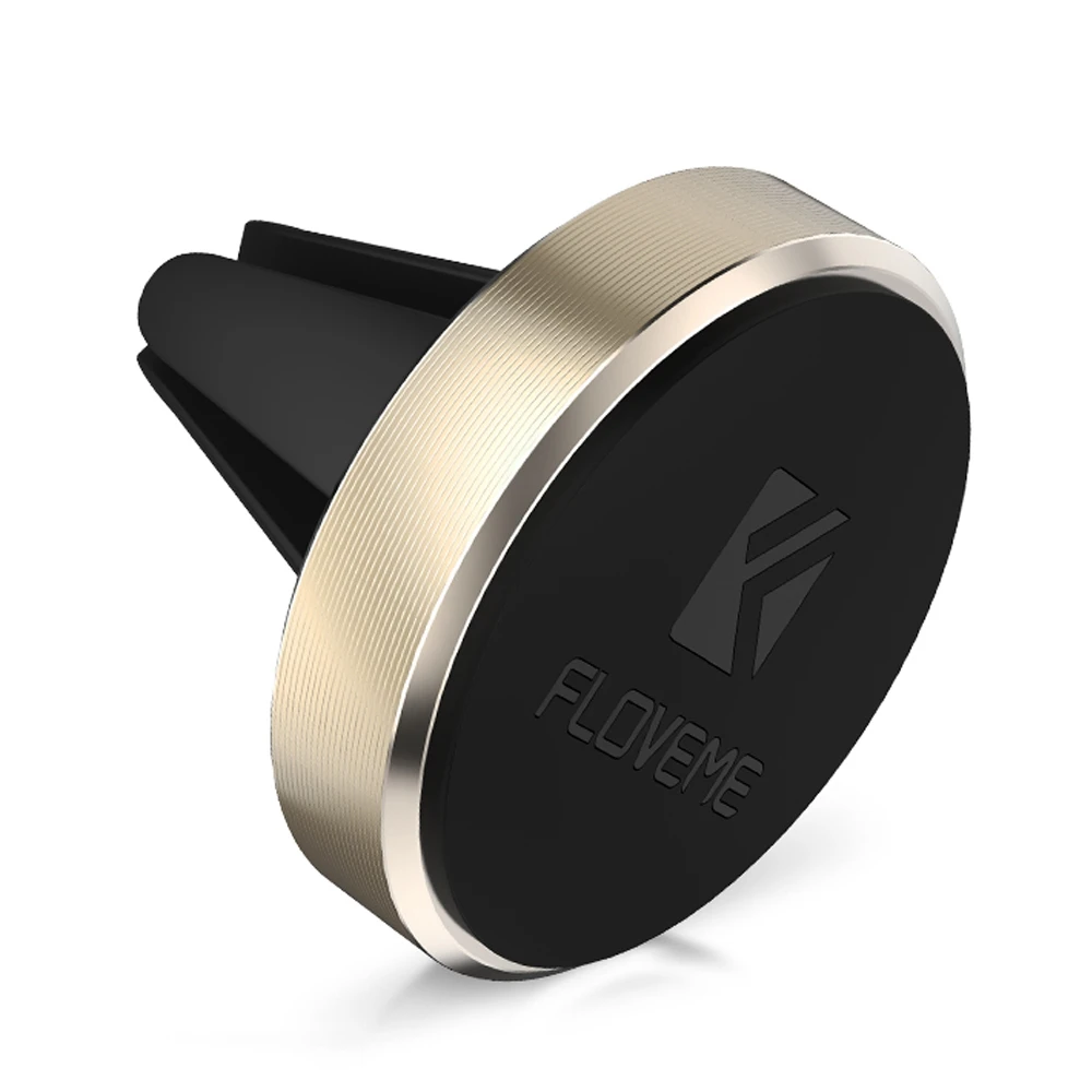 mini Gold Автомобильный gps-держатель FLOVEME для iPhone 7, 6, 6S Plus, 5, 5S, SE, Аксессуары для samsung, Xiaomi, магнитный держатель на вентиляционное отверстие - Цвет: mini Gold