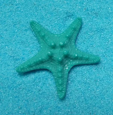 1 шт./лот, изделия из смолы, на палец, морская звезда, драпировка, "-4", отличные Свадебные или вечерние украшения для дома, Морская звезда, морская раковина - Цвет: 5cm blue