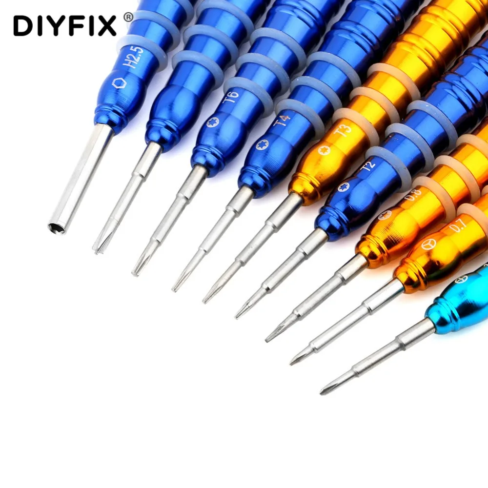 Прецизионная Магнитная отвертка DIYFIX 1 шт. для iPhone XS Max XR 8 7 6 6S Plus Y образный