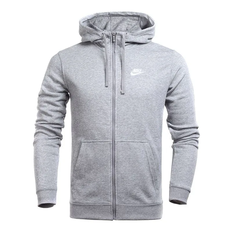 804392063 Новое поступление Nike NSW HOODIE FZ FT CLUB Для мужчин куртка с капюшоном Спортивная - Цвет: 804392063