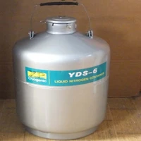 aluminum alloy cryogenic storage tank 6l liquid nitrogen storage container 284mm liquid nitrogen tank yds 6