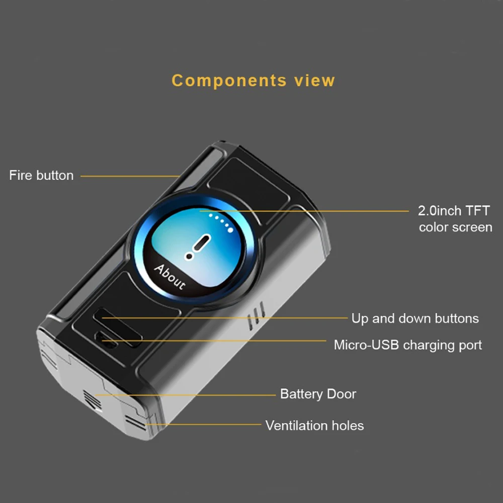 Оригинальный Aspire Dynamo 220 Вт мод высокой мощности vape поддержка VW VV обход CPS TC TCR