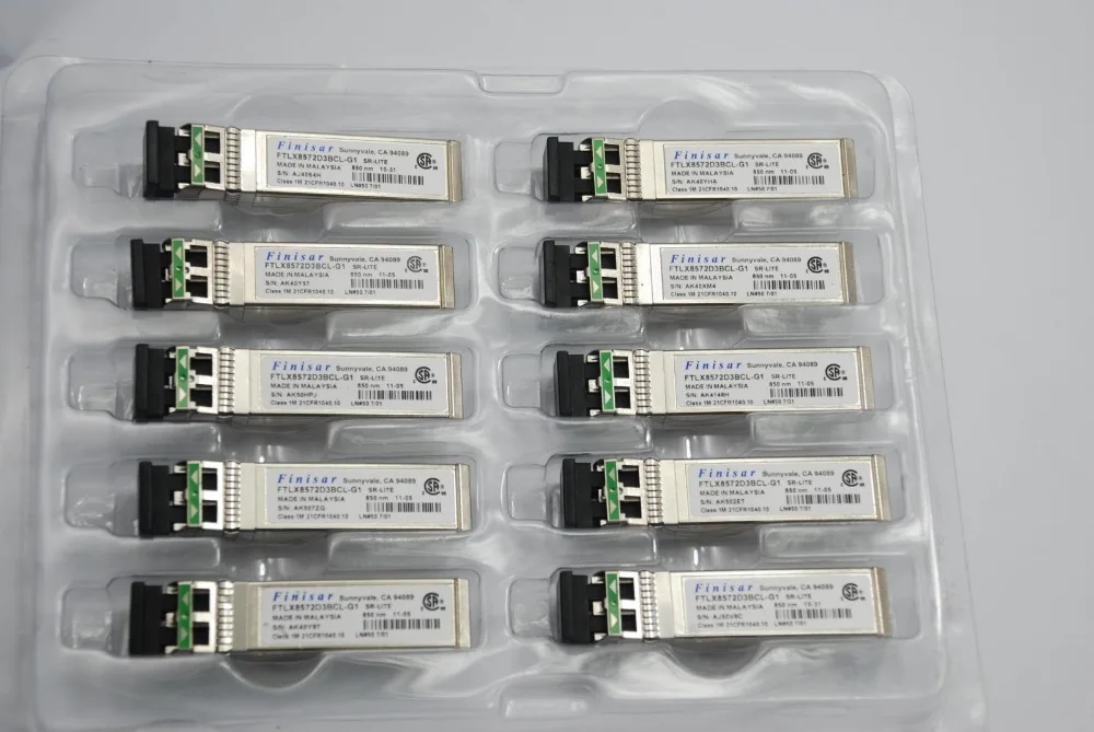 Finisar FTLX8572D3BCL-G1 волоконно-оптический модуль 10G миллионов многомодовых двойных